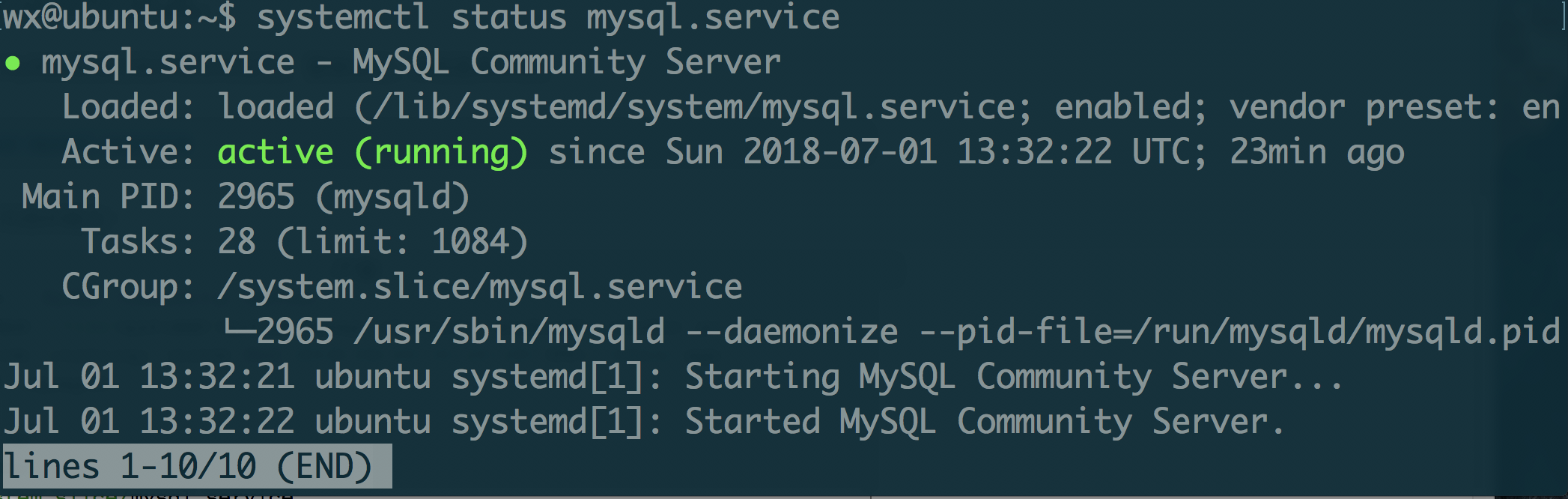 install mysql ubuntu 15.04